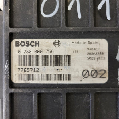 FIAT UNO TIPO TEMPRA ECU / 0280000756 / 7765712 / BOSCH