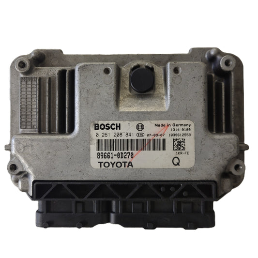 TOYOTA YARIS 1KR-FE ECU / 0261208841 / 89661-0D270 / BOSCH