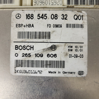 Mercedes W168 A-Class ECU / 1685450832 / 0265109606 / BOSCH