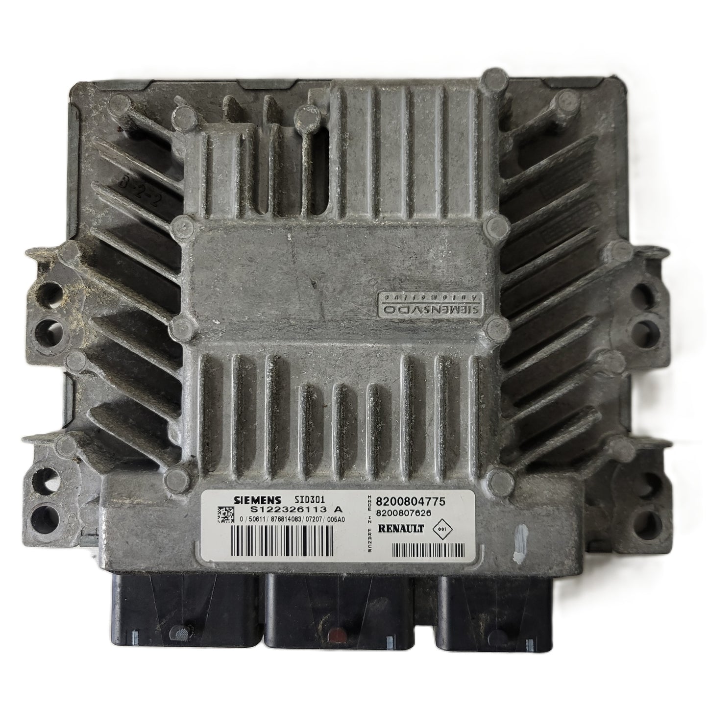 Renault Megane Scenic ECU / S122326113A / 8200804775 / 8200807626 / SID301 / SIEMENS