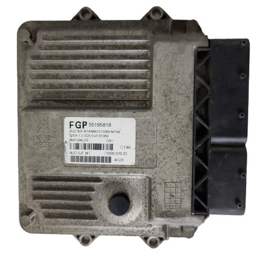 Fiat Idea Musa 1.3 ECU / 55195818 / MJD 6JF.M1 / HW01C / MAGNETI MARELLI