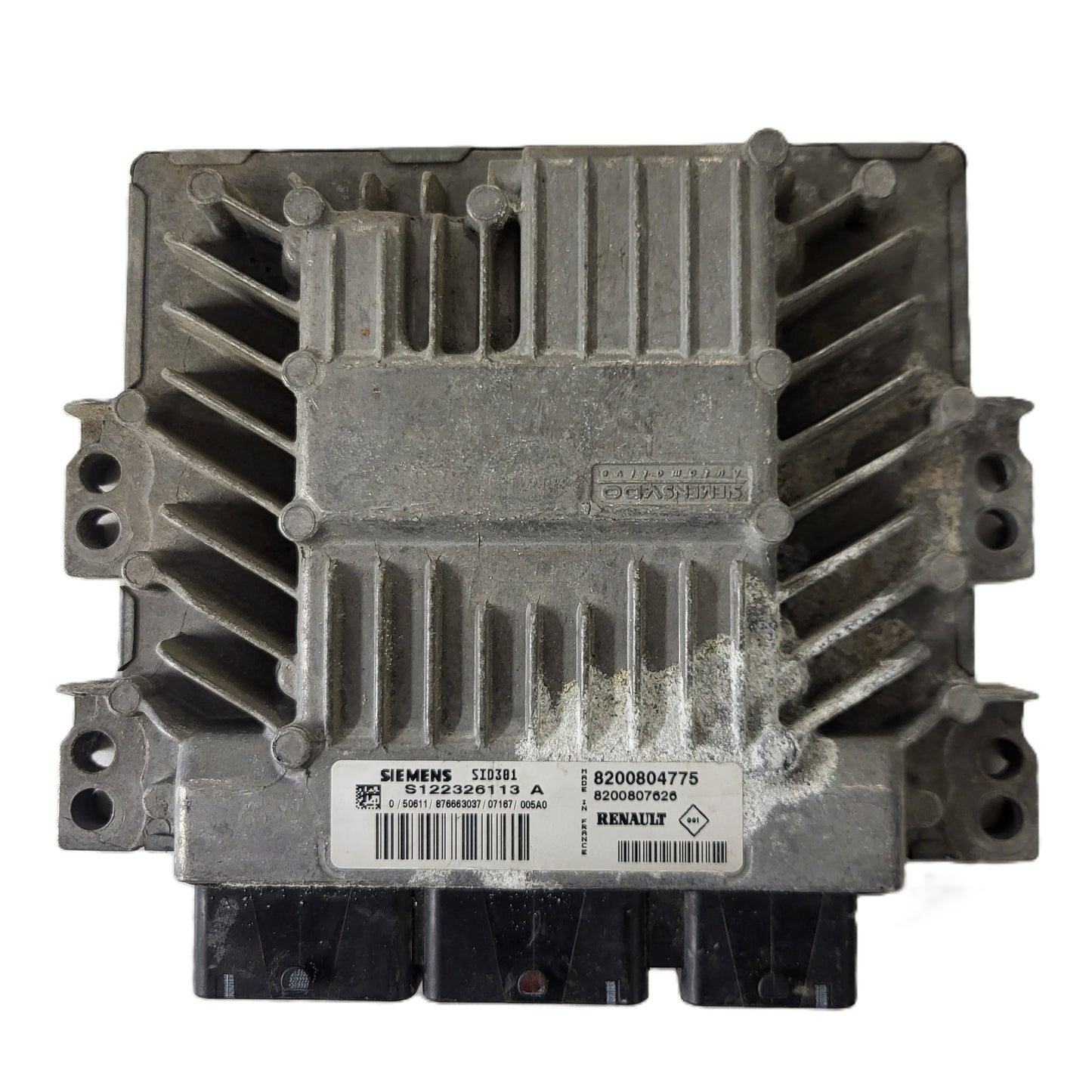 Renault Megane Scenic ECU / S122326113A / 8200804775 / 8200807626 / SID301 / SIEMENS