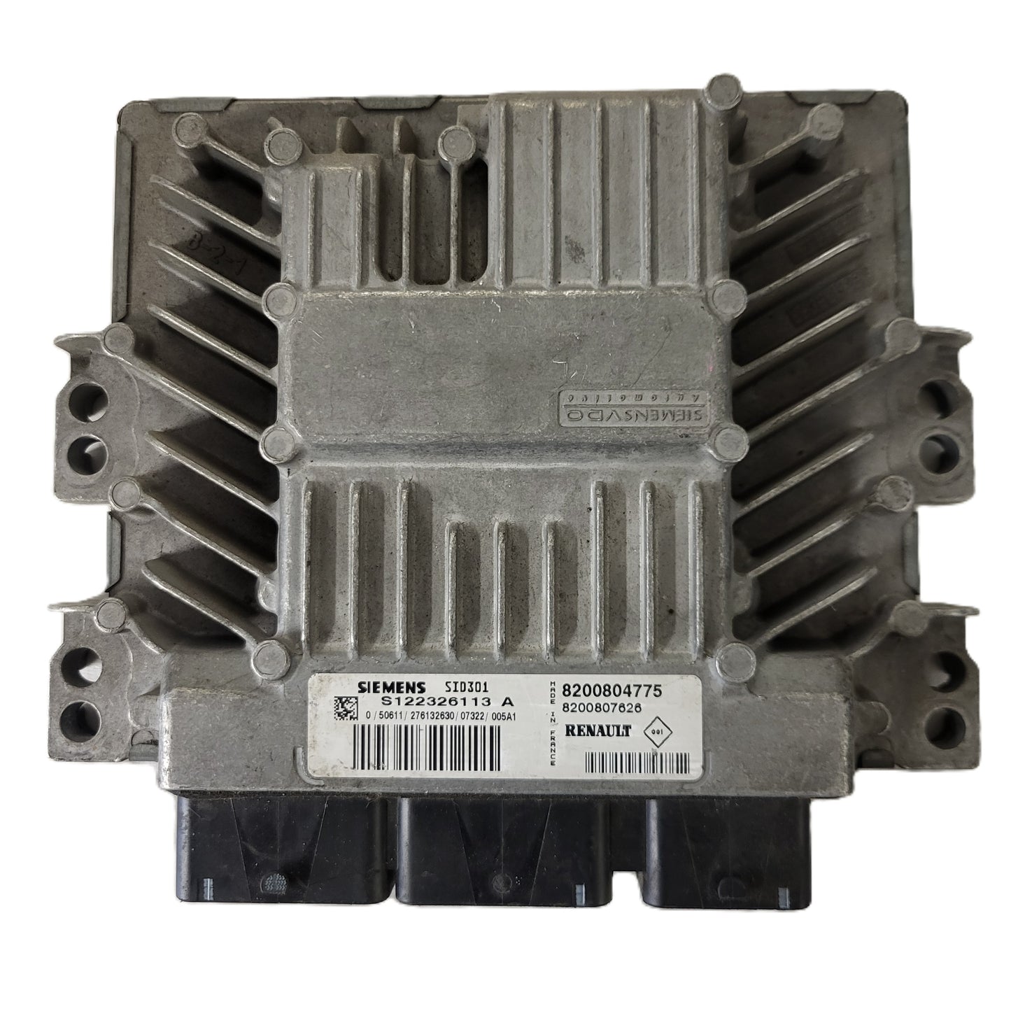 Renault Megane Scenic ECU / S122326113A / 8200804775 / 8200807626 / SID301 / SIEMENS