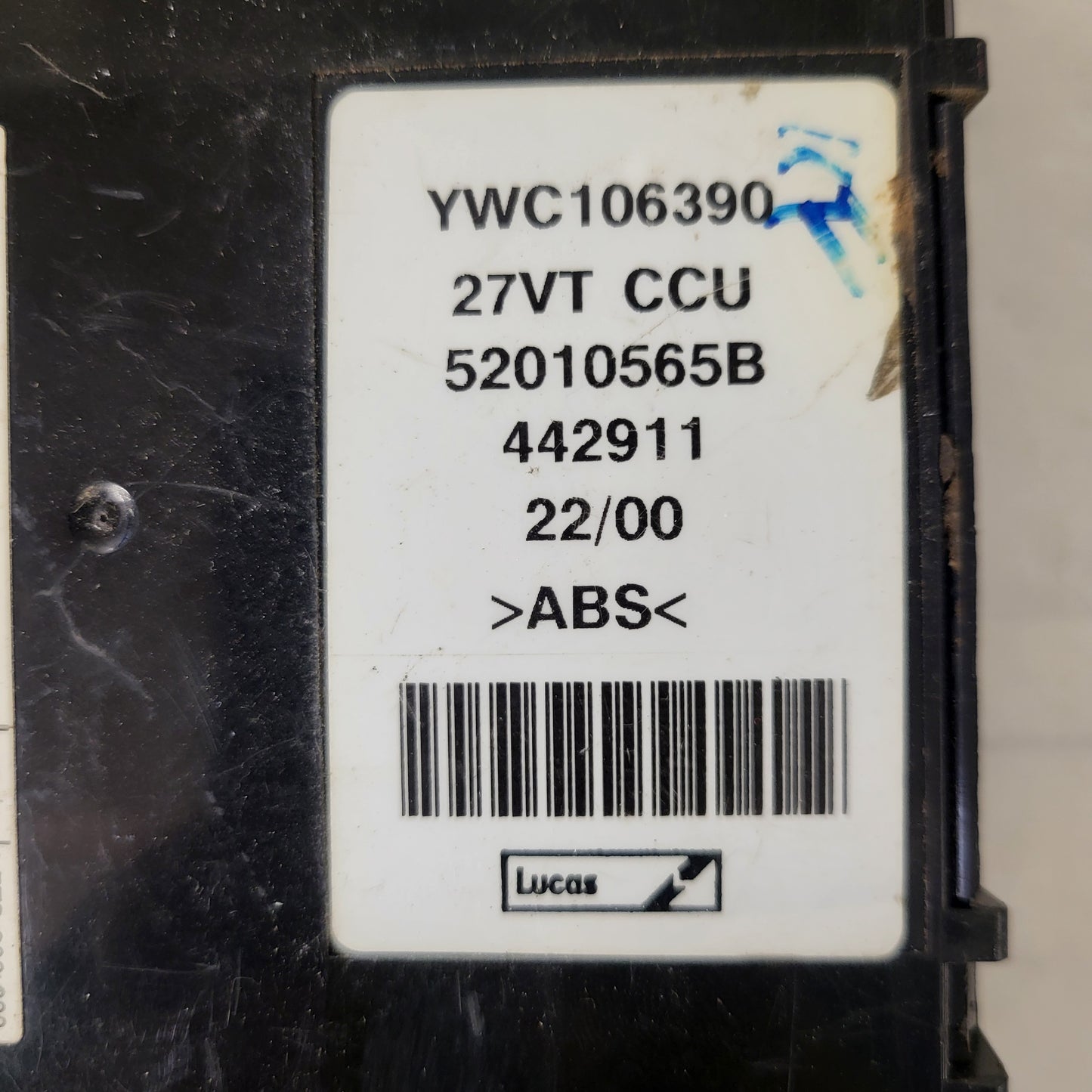 LAND ROVER FREELANDER ECU / YWC106390 / 27VT