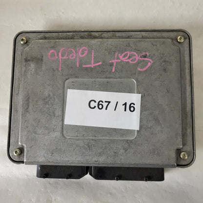 SEAT LEON 1M ECU / 036906034CP / IAW 4MV.FB / 61600.635.02 / MAGNETI MARELLI