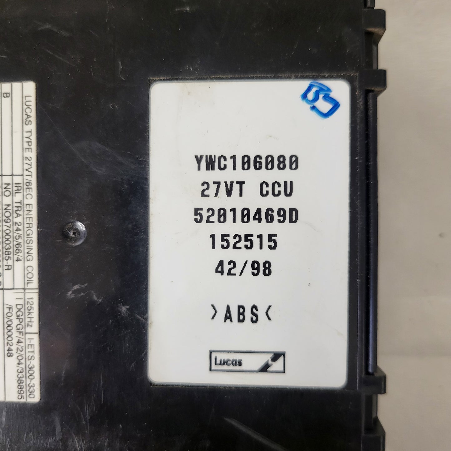 LAND ROVER FREELANDER ECU / YWC106080 / 27VT