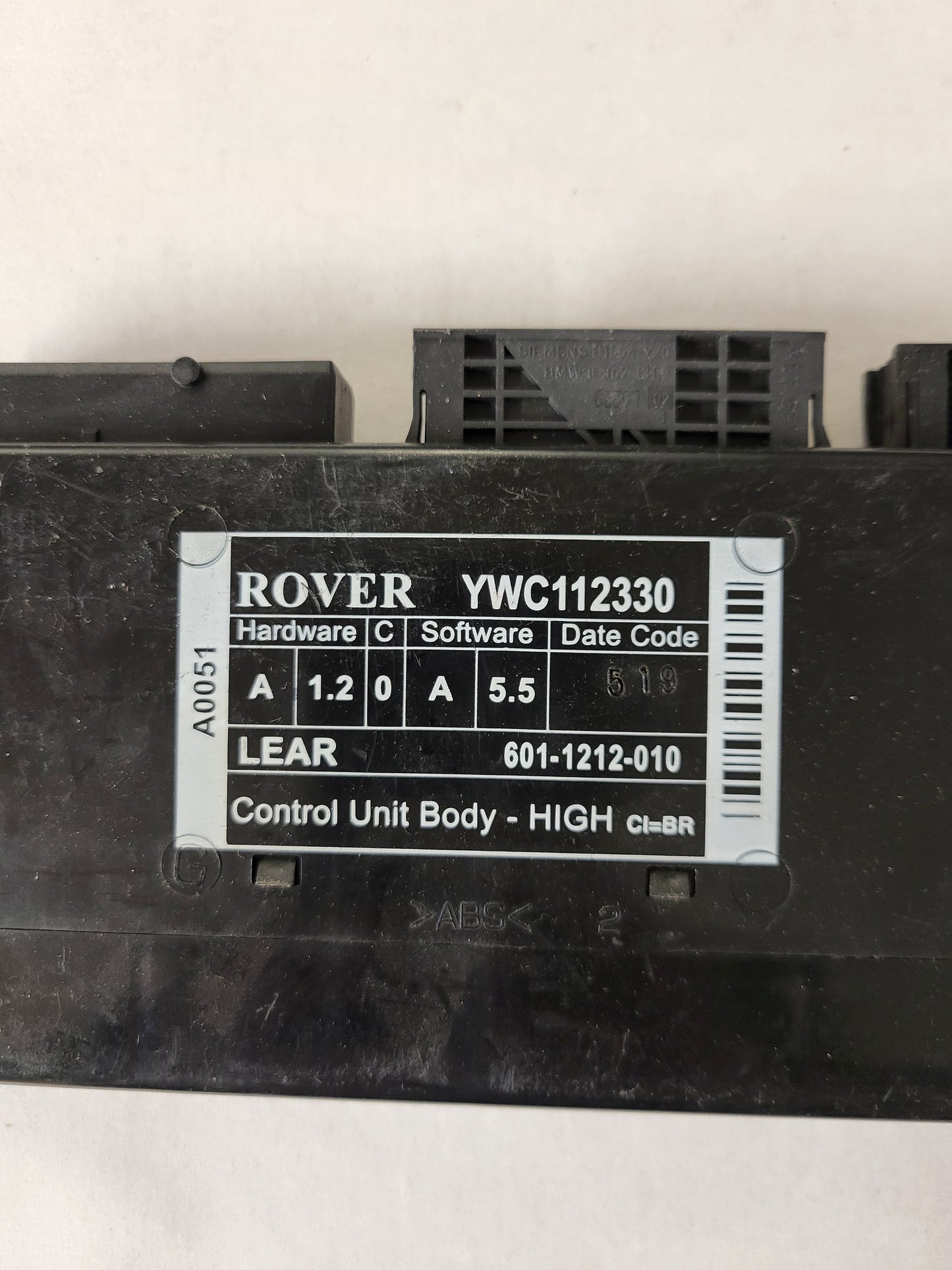 ROVER ECU / YWC1122330 / 601-1212-010 / COMFORT MODULE