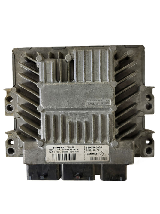RENAULT MEGANE ECU / S122326108A / 8200565863 / 8200495479 / SID301 SIEMENS
