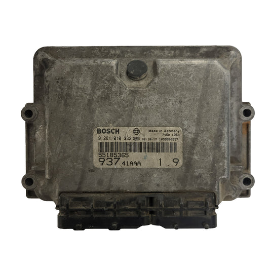 ALFA 147 ECU / 0281010332 / 55185365 / BOSCH