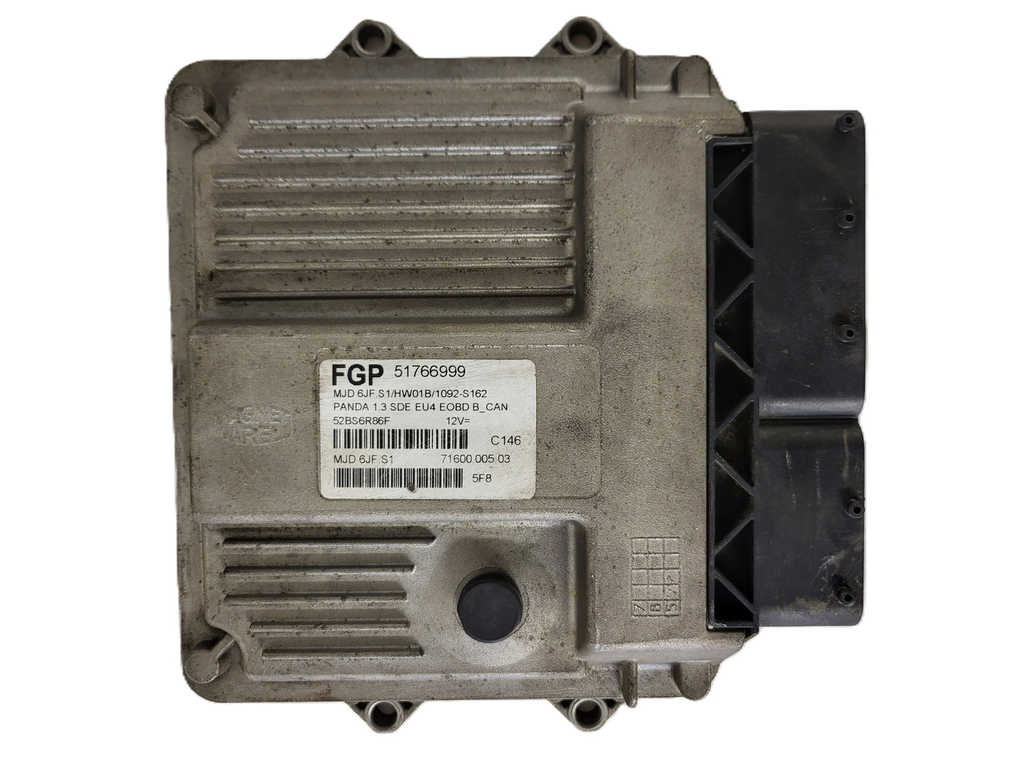 FIAT PANDA 1.3 ECU / 51766999 / MJD 6JF.S1 / HW01B / 71600.005.03 / MAGNETI MARELLI