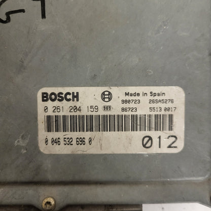 FIAT PUNTO GT TURBO ECU / 0261204159 / 00465326960 / BOSCH