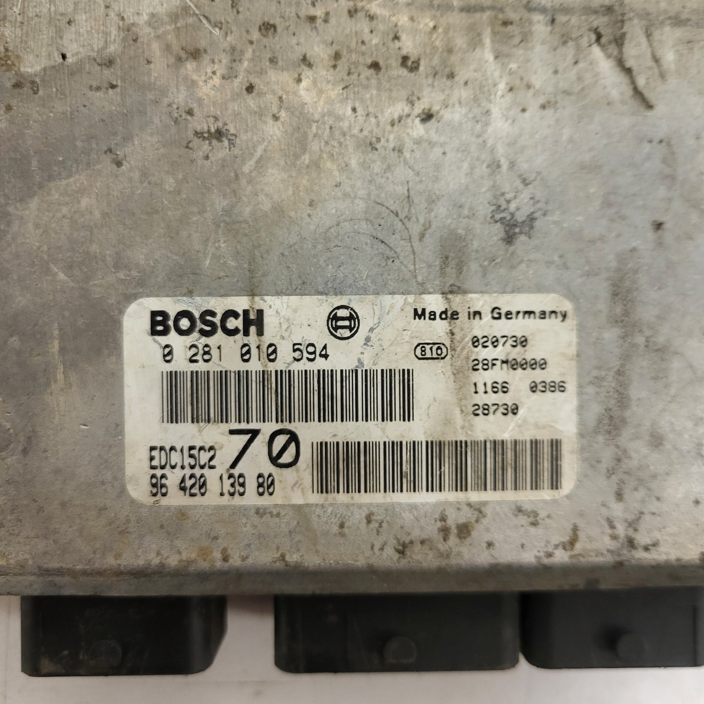 PEUGEOT CITROEN ECU / 0281010594 / 9642013980 / EDC15C2 / BOSCH