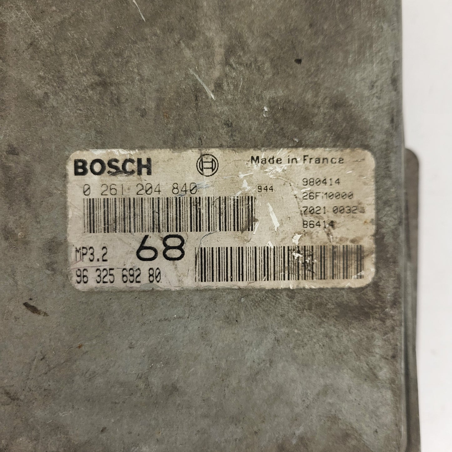 FIAT ULISSE ECU / 0261204840 / 9632569280 / MP3.2 / BOSCH