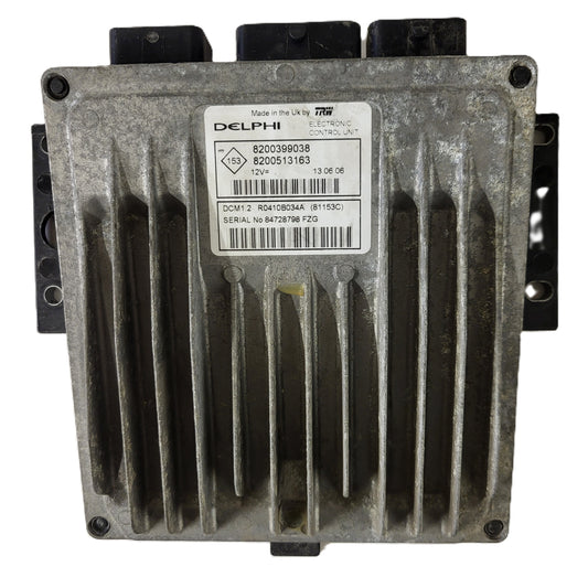 Renault ECU / 8200399038 / 8200513163 / R0410B034A / DELPHI