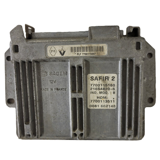 RENAULT ECU / 7700115597 / 7700115160 / 21654820-6 / 7700113511 / 35 PIN SAGEM