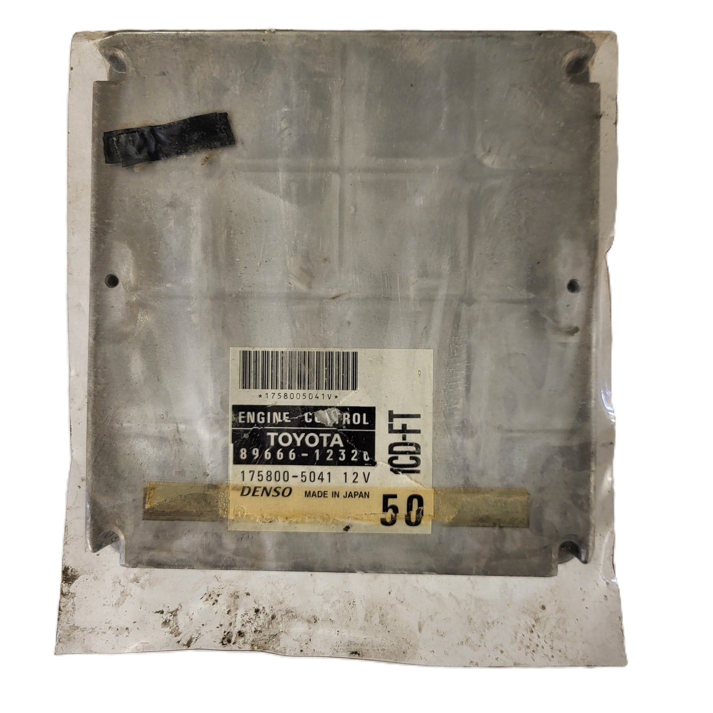 TOYOTA COROLLA ECU / 89666-12320 / 175800-5041 / DENSO
