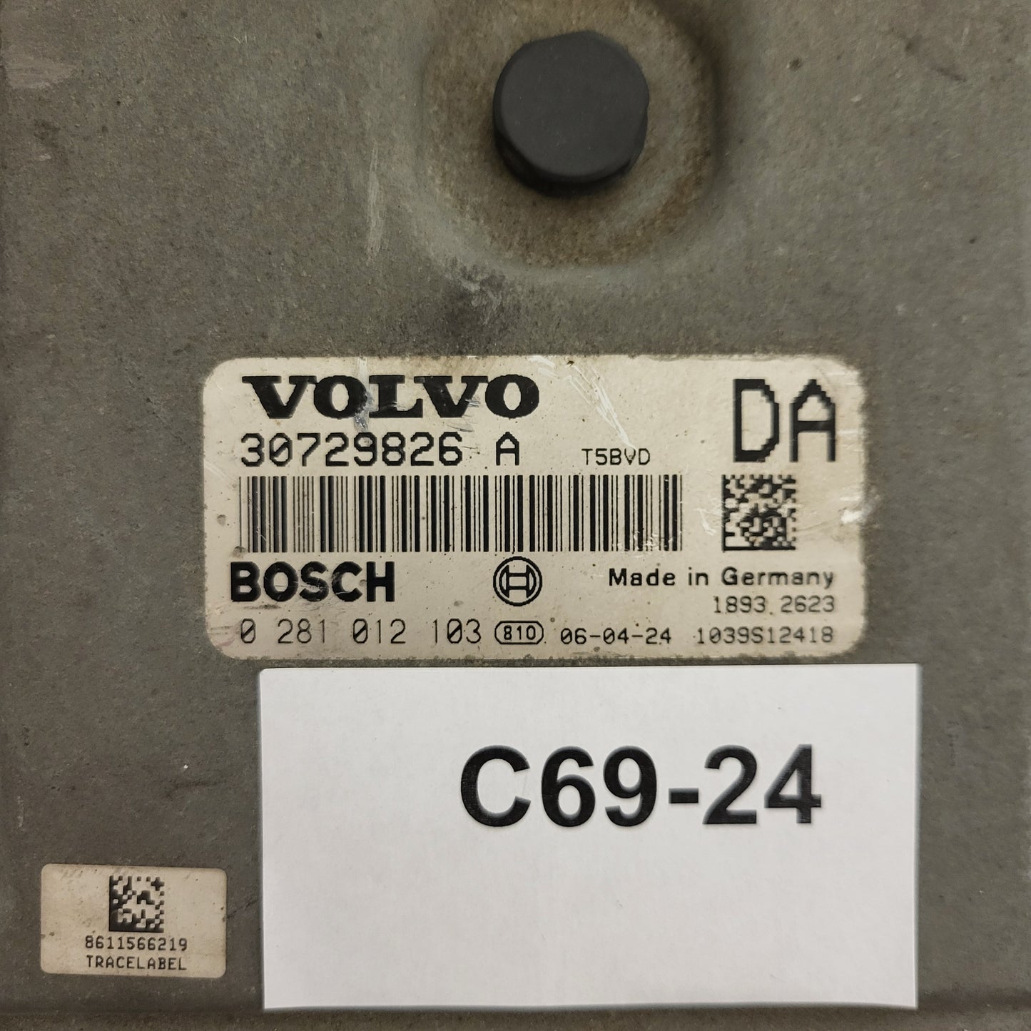 VOLVO ECU / 0281012103 / 30729826 / 30729826A / T5BVD / BOSCH