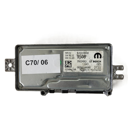 FIAT ALFA MODULE ECU / NRCS2 / 670219508 / 19224BQ / SW R2.21 / HW C1.0D / BOSCH MOPAR