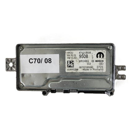 FIAT ALFA MODULE ECU / NRCS2 / 670219508 / 19224BQ / SW R2.21 / HW C1.0D / BOSCH MOPAR