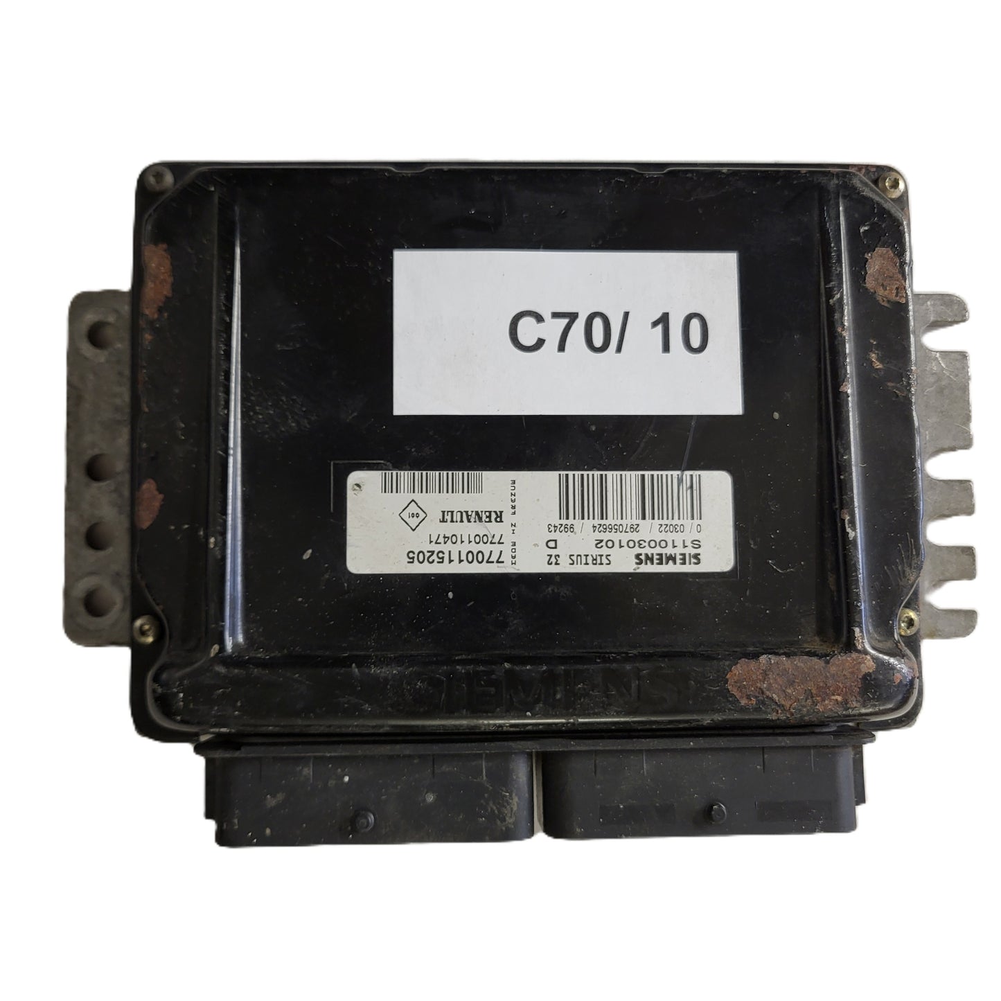 RENAULT ECU / S110030102D / 7700115205 / 7700110471 / SIRIUS 32 / SIEMENS