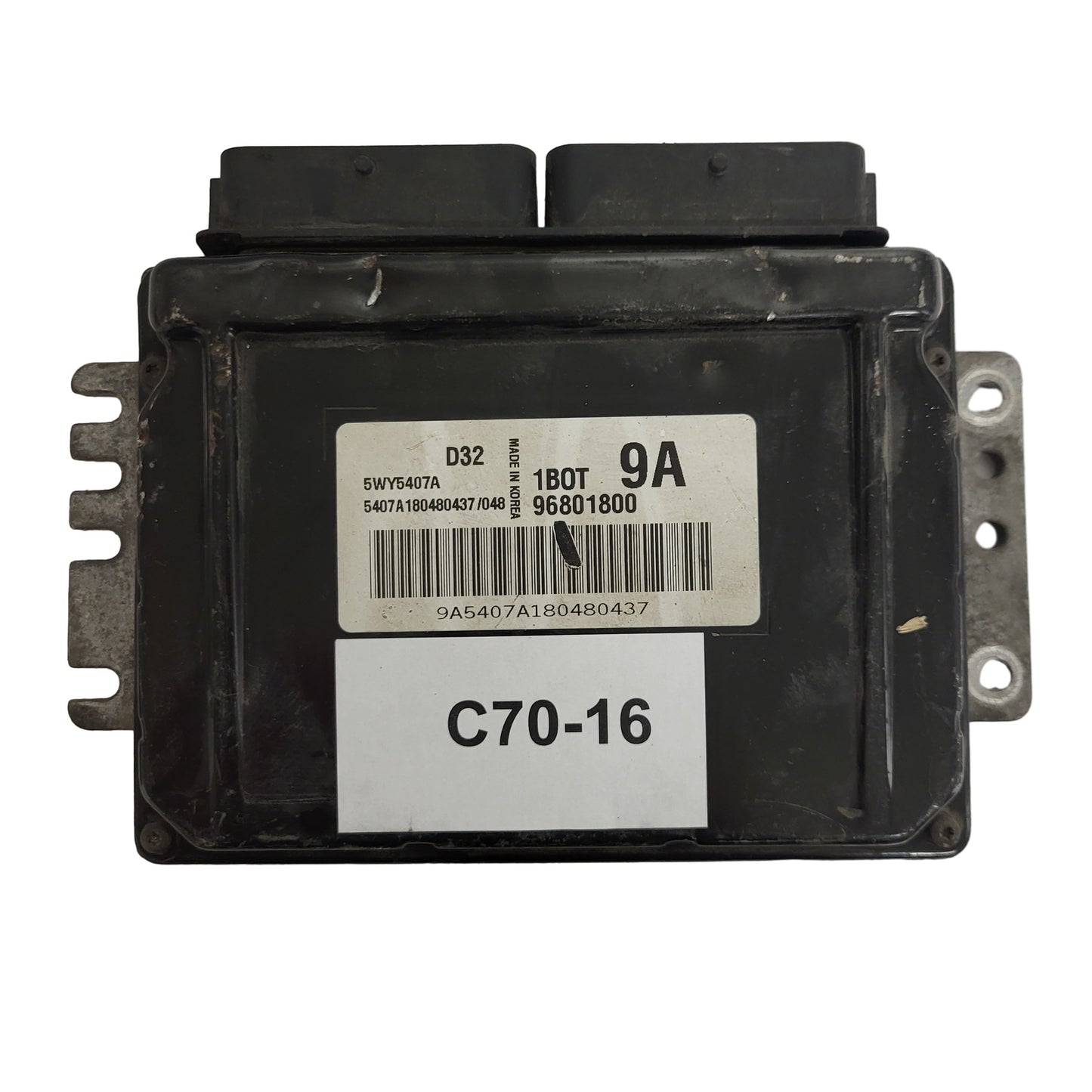 CHEVROLET MATIZ  ECU / 96801800 / 5WY5407A / 1BOT / 9A / D32