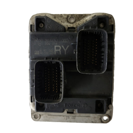 Opel Corsa 1.0 ECU / 0261204058 / 90532609 / RY / BOSCH