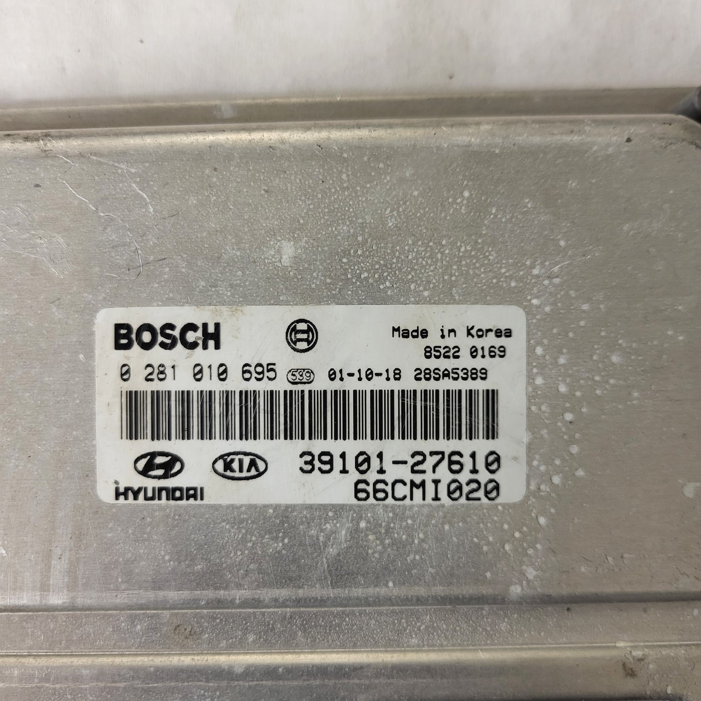 HYUNDAI MATRIX ECU / 0281010695 / 39101-27610 / 66CMI020 / BOSCH