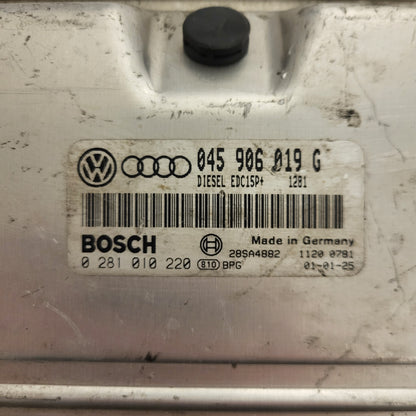 VW POLO ECU / 045906019G / 0281010220 / EDC15P+ / BOSCH