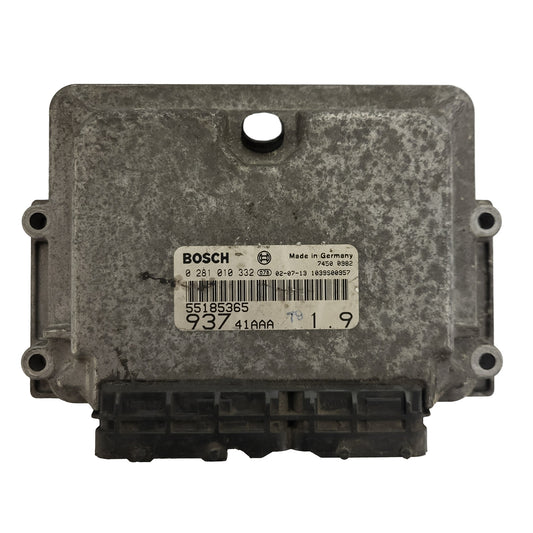 ALFA 147 ECU / 0281010332 / 55185365 / BOSCH