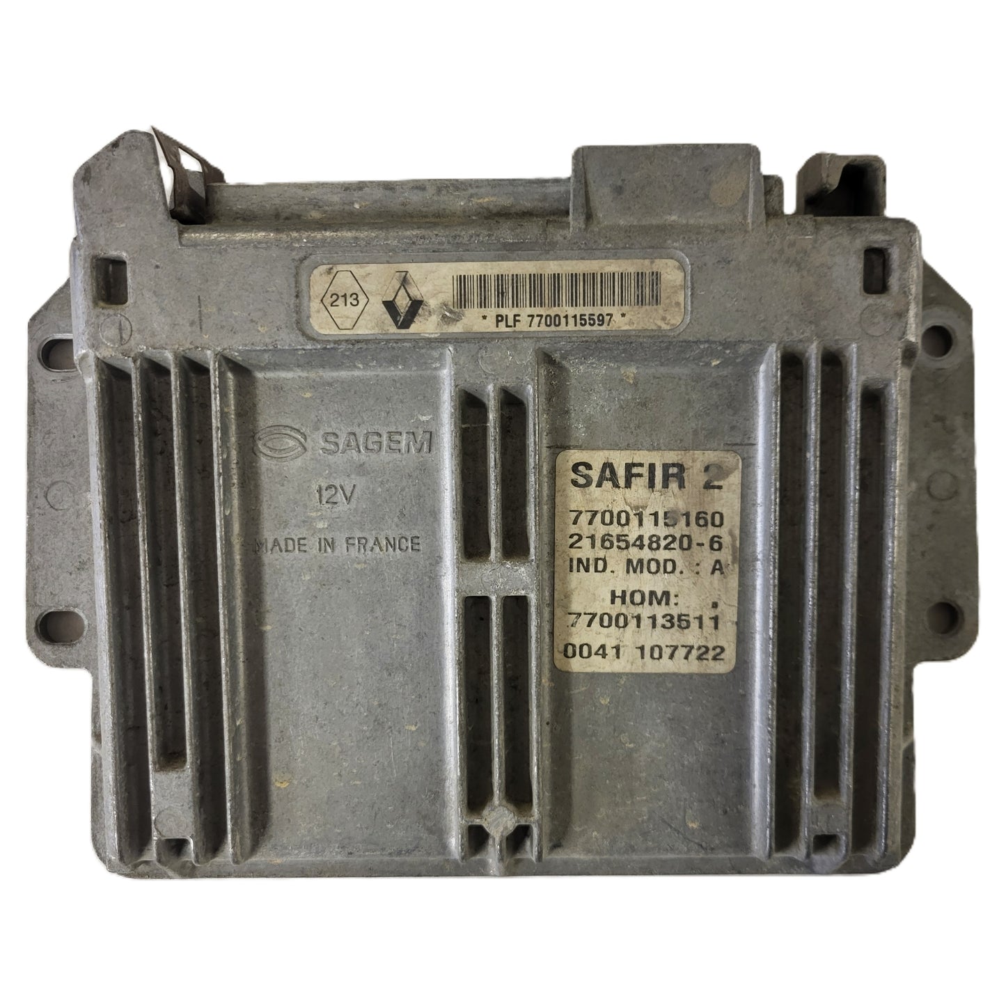 RENAULT ECU / 7700115597 / 7700115160 / 21654820-6 / 7700113511 / 35 PIN SAGEM