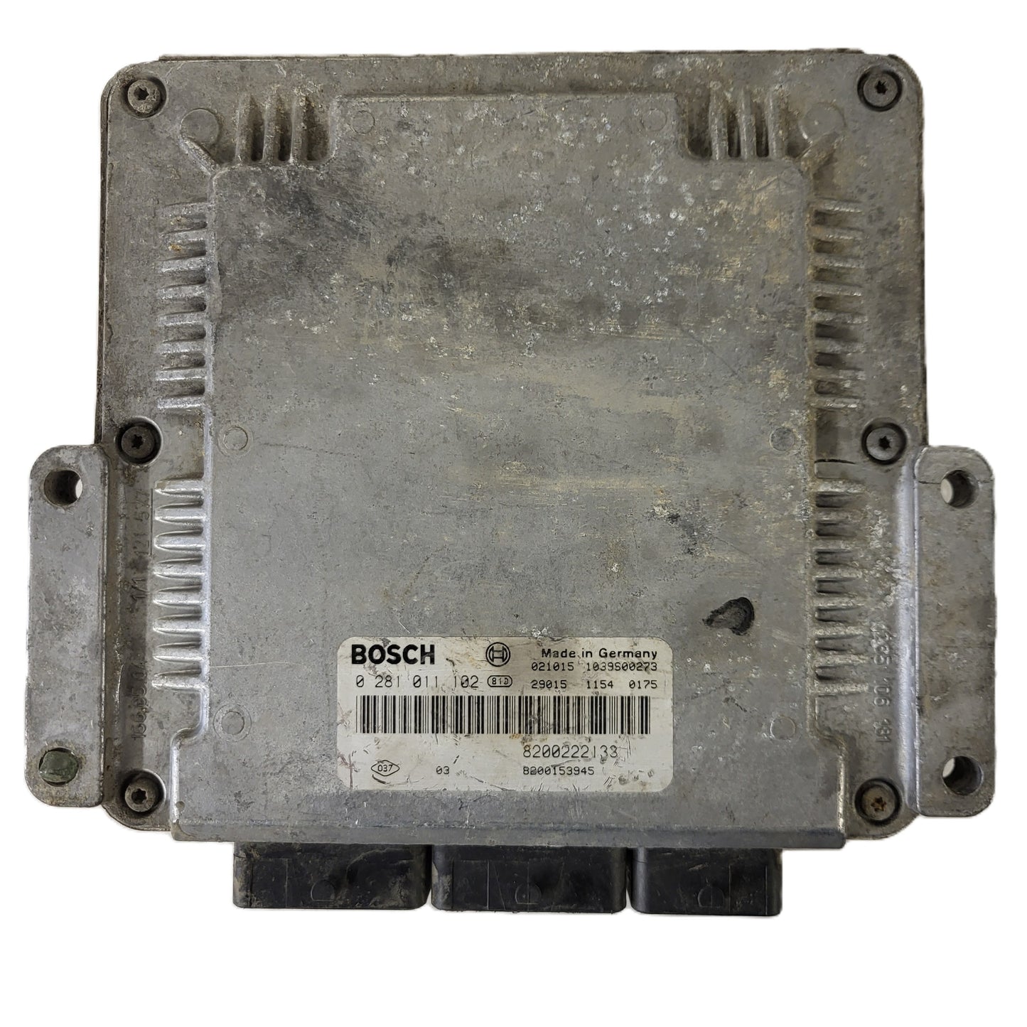 Renault ECU / 0281011102 / 8200153945 / 8200222133 / BOSCH