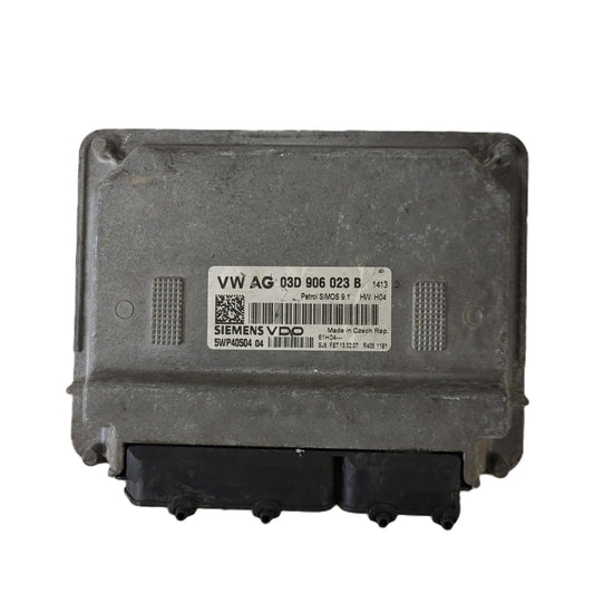 VW SKODA ECU / 03D906023B / 5WP40504 04 / SIMOS 9.1 / SIEMENS
