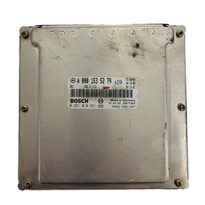 MERCEDES C W203 ECU / A0001535279 / 0281010851 / CR2.11 2.2L / BOSCH