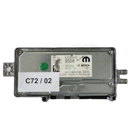 FIAT ALFA MODULE ECU / NRCS2 / 670219508 / 19224BQ / SW R2.21 / HW C1.0D / BOSCH MOPAR
