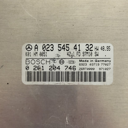 MERCEDES BENZ SLK R170 ECU / A0235454132 / 0261204746 / BOSCH