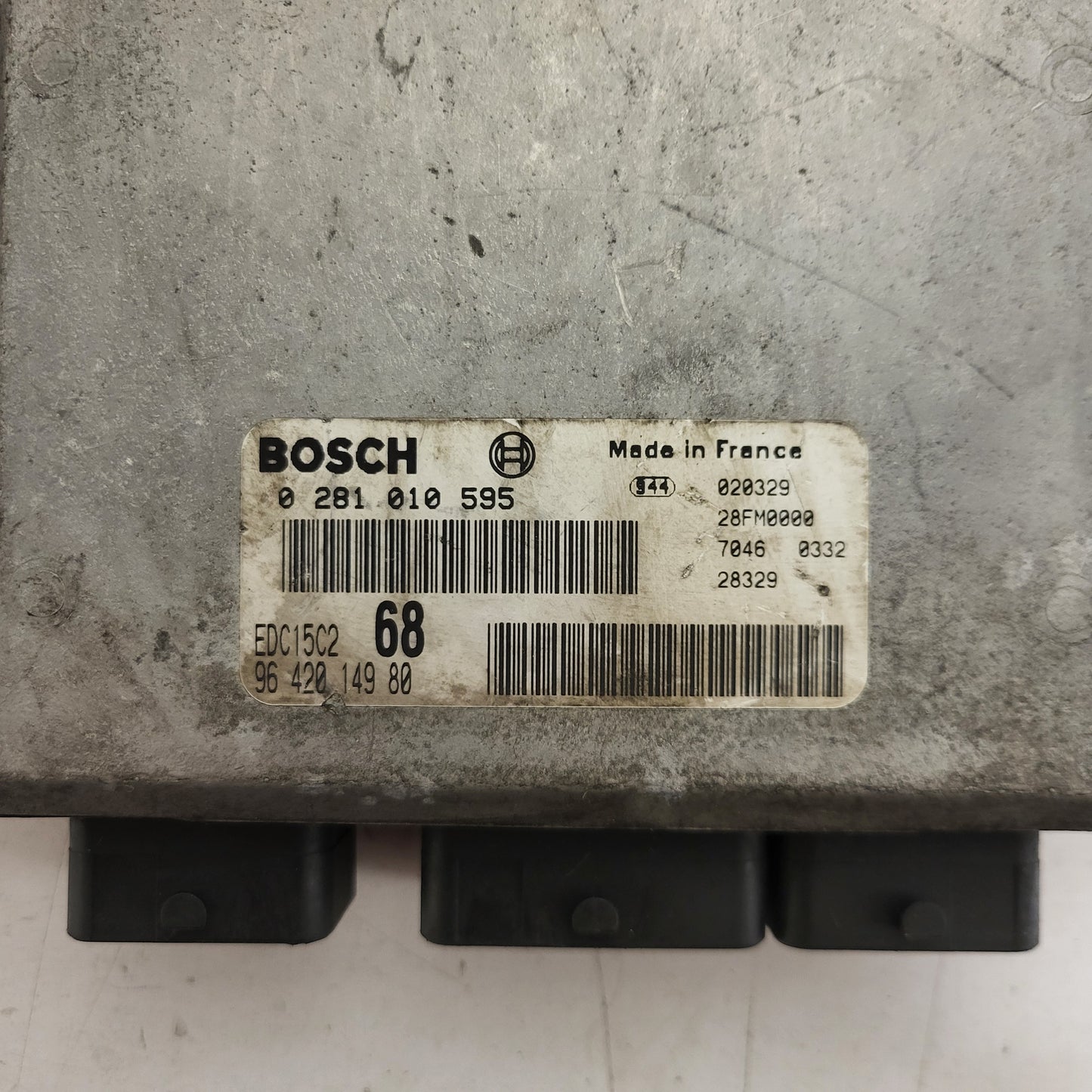 Citroen Xsara Picasso ECU / 0281010595 / 9642014980 / EDC15C2 / BOSCH