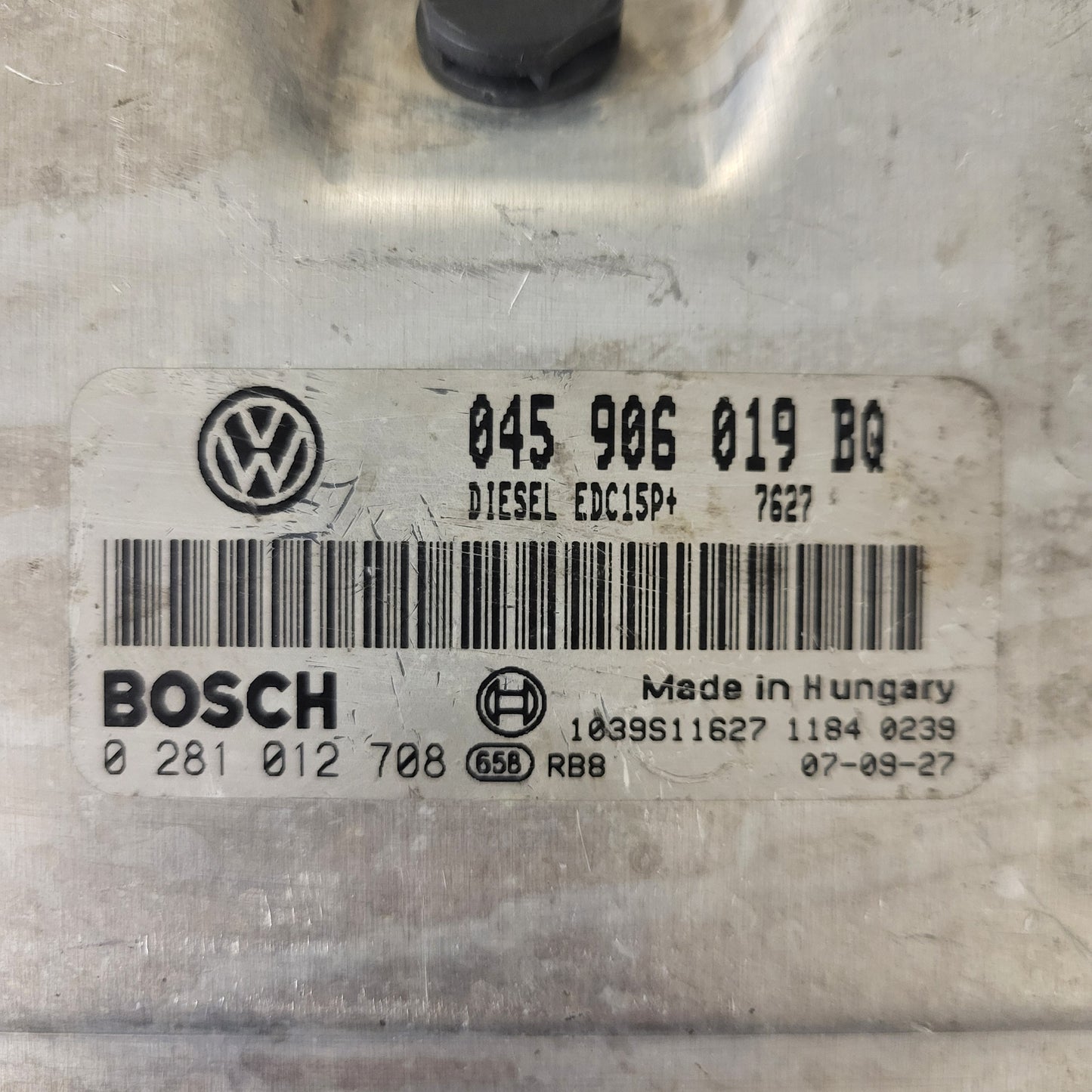 VW ECU / 045906019BQ / 0281012708 / EDC15P+ / BOSCH
