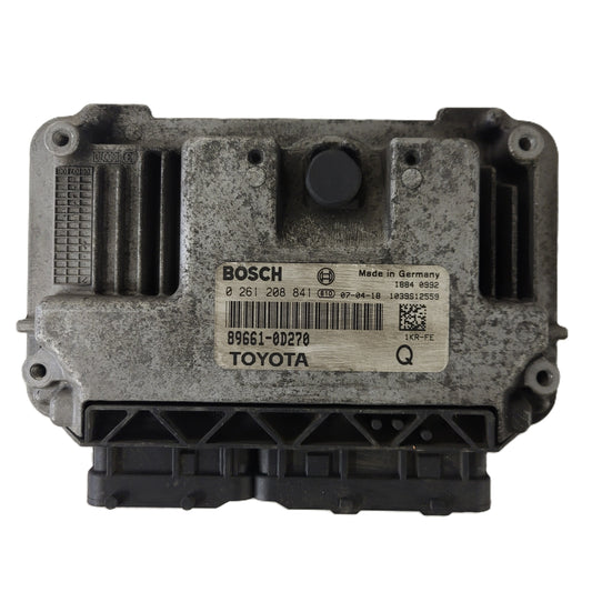 TOYOTA YARIS 1KR-FE ECU / 0261208841 / 89661-0D270 / BOSCH