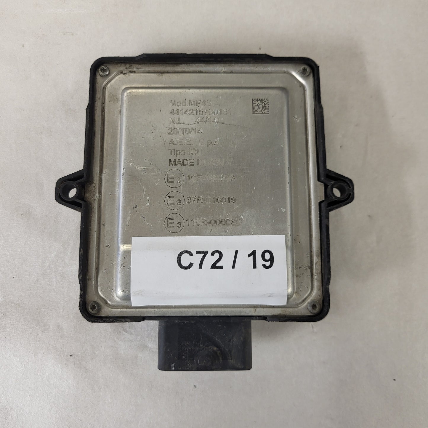 EMER GPL ECU / MP48 / 10R-036333 / 67R016019 / 110R-006039 /