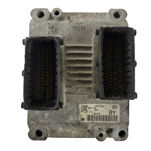 OPEL CORSA ECU / 0261206072 / 09115111 / BY / BOSCH