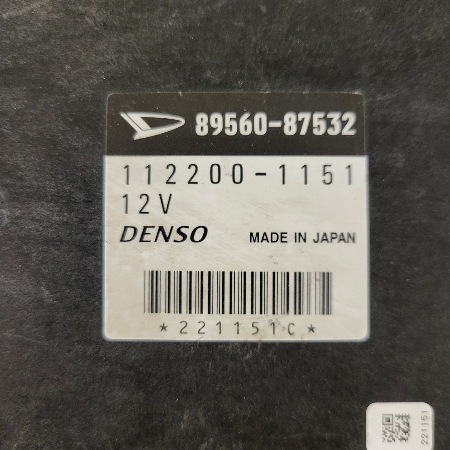 PIAGGIO PORTER ECU / 89560-87532 / 112200-1151 / DENSO