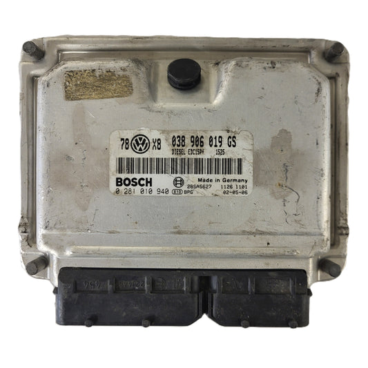 VW PASSAT ECU / 038906019GS / 0281010940 / EDC15P+