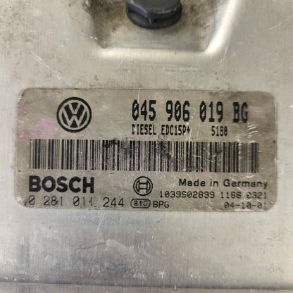 VW ŠKODA ECU / 045906019BG / 0281011244 / EDC15P+ / BOSCH