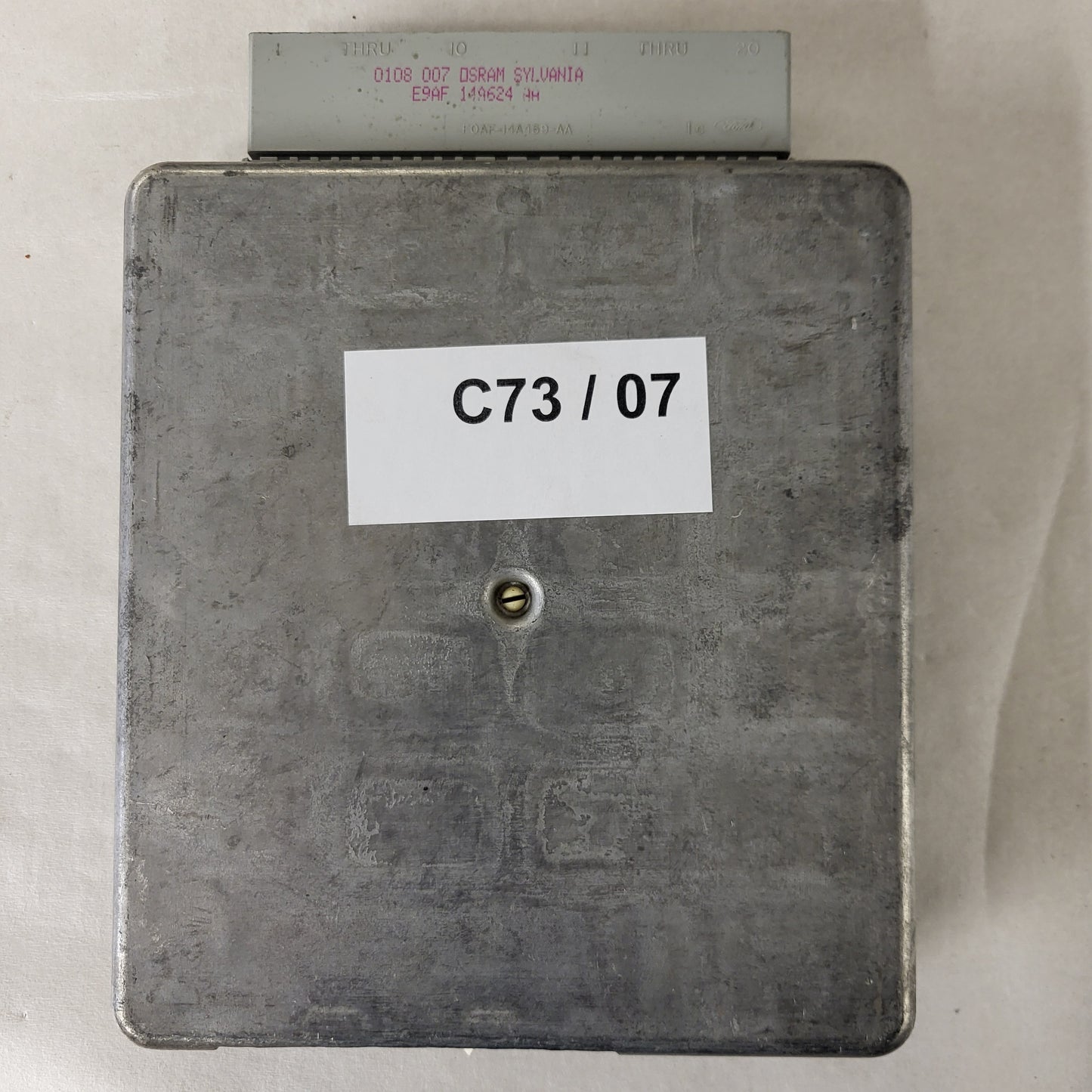 FORD FIESTA ECU / 1S6F-12A650-CB / LP4-322 / 0BEW / EEC-V