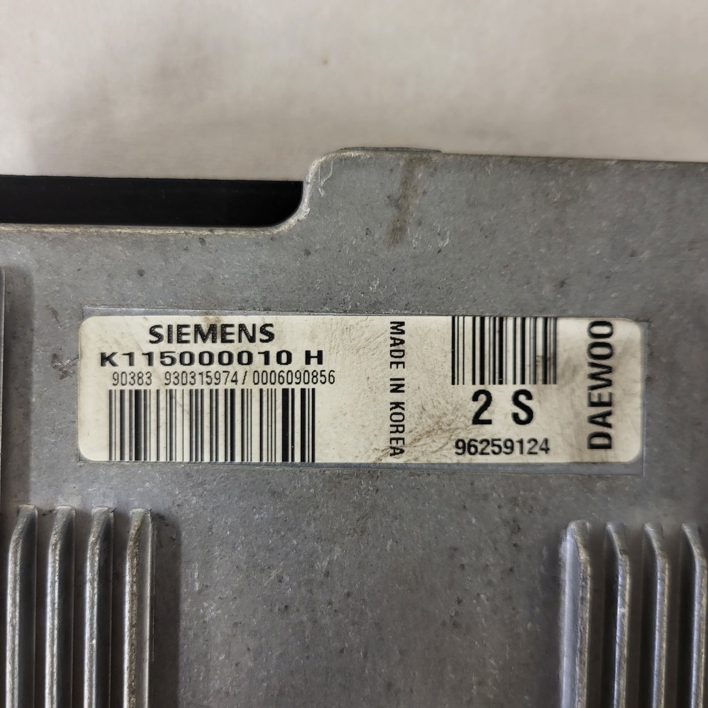 DAEWOO MATIZ ECU / K115000010E / 96259124 / 920441300 / SIEMENS