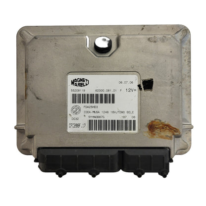 FIAT IDEA LANCIA MUSA ECU / 55208119 / CFC208F.17 / 62000.081.01 / MAGNETI MARELLI