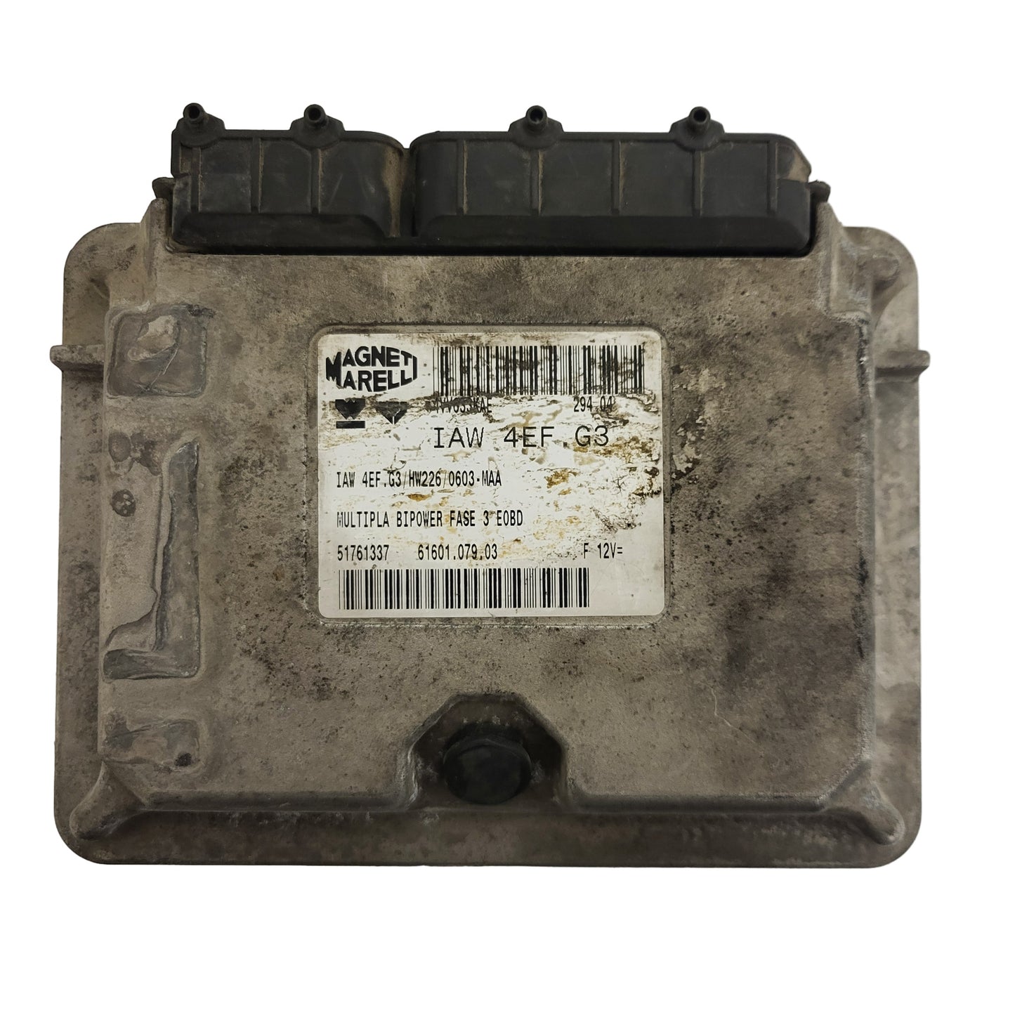 FIAT MULTPLA BIPOWER ECU / IAW 4EF.G3 / 51761337 / HW226 / 61601.079.03