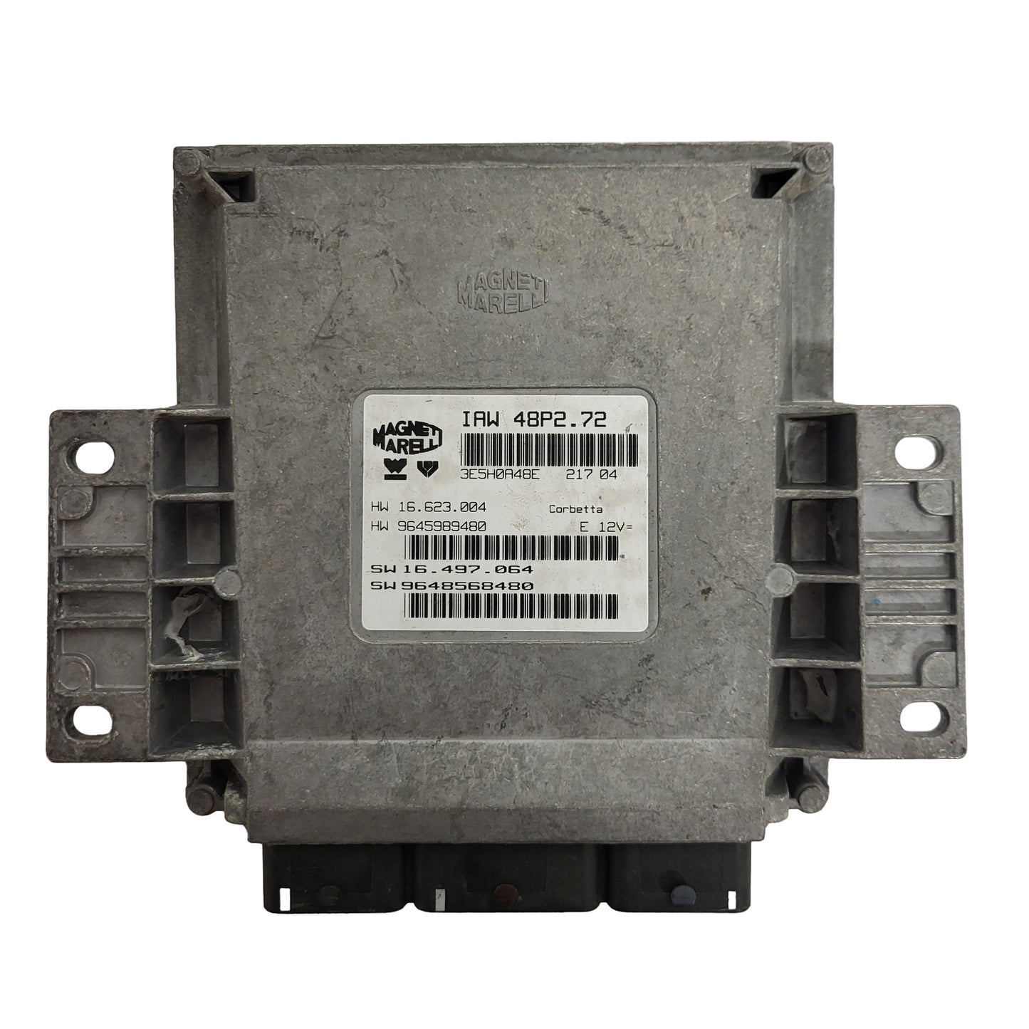 PEUGEOT CITROEN ECU / IAW 48P2.72 / SW 9648568480 / HW 9645989480