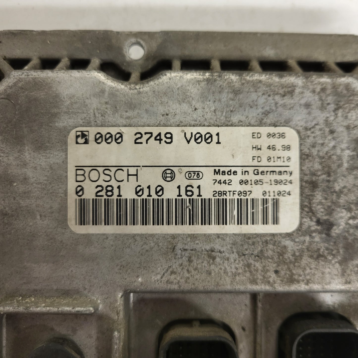 SMART FORTWO ECU / 0281010161 / 0002749V001 / BOSCH