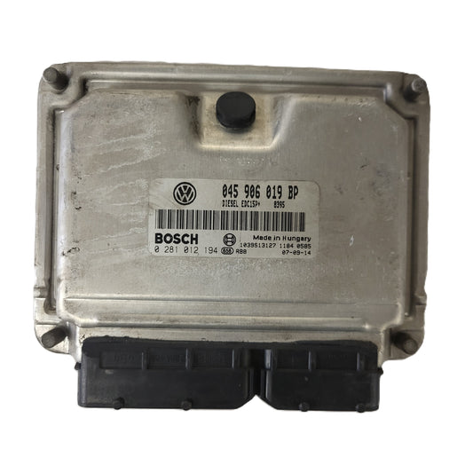 VOLKSWAGEN POLO IV 9N3 ECU / 045906019BP / 0281012194 / EDC15P+ / BOSCH